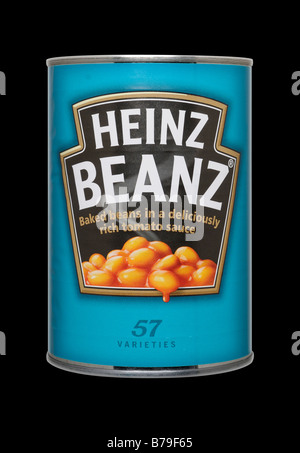 Heinz Baked Beans Beanz Tin Stock Photo