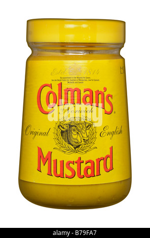 Colmans English Mustard Norwich Stock Photo
