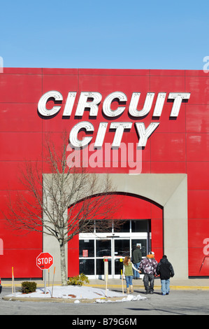 Exterior of Circuit City retail store in United States Stock Photo