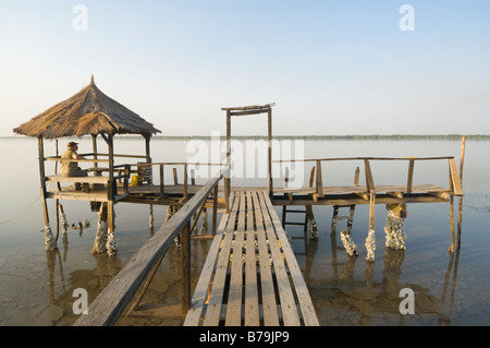 Gambia River Tendaba Camp The Gambia Stock Photo