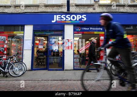 JESSOPS CAMERA SHOP  IN CAMBRIDGE Stock Photo