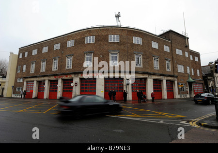 Preston Circus Fire Station in Brighton Stock Photo