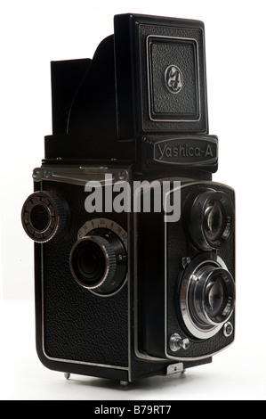 Yashica A twin lens camera from the late 50s/early 60s Stock Photo