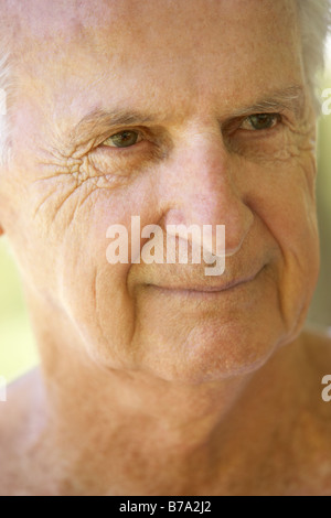 Portrait Of Senior Man Stock Photo
