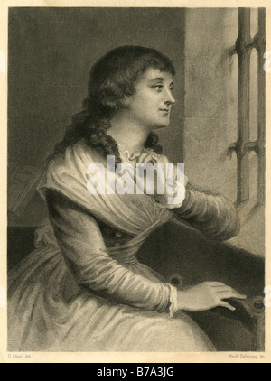 Madame Roland (Marie-Jeanne Roland de la Platière) (1754-1793). French ...