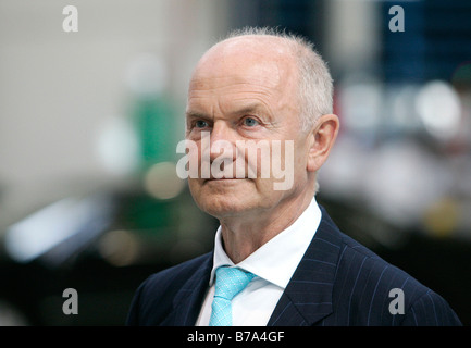 Ferdinand K. Piech, chairman of the supervisory board of the Volkswagen AG, at the start of production for the Audi A3 on 30/05 Stock Photo