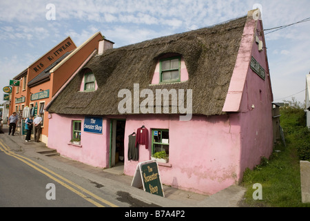 The charming village of Doolin, County Clare, Ireland. This is where we can take the ferry to the Aran Islands. Stock Photo