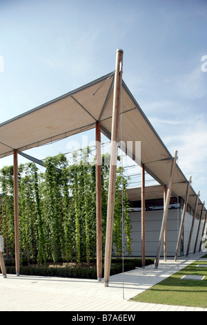 Deutsches Hopfenmuseum, German Hops Museum in Wolznach in der Hallertau, Bavaria, Germany, Europe Stock Photo