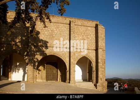 Prioral Church Nuestra Señora del Mayor Dolor Aracena Natural Park Sierra de Aracena and Picos de Aroche Huelva Andalusia spain Stock Photo