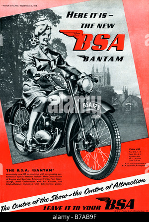 Bsa bike advert hi-res stock photography and images - Alamy
