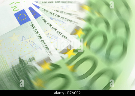 Euro banknotes Stock Photo