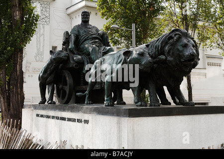 Statue of military commander and general Mark Anthony, Marc Anton, Marcus Antonius by Arthur Strasser, Vienna, Austria, Europe Stock Photo