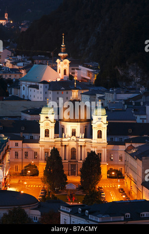 Holy Trinity Church and Church St. Sebastian, Salzburg, Austria, Europe Stock Photo