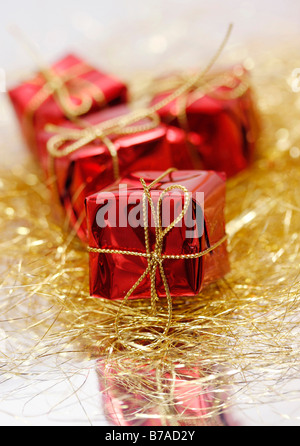 Christmas parcels Stock Photo