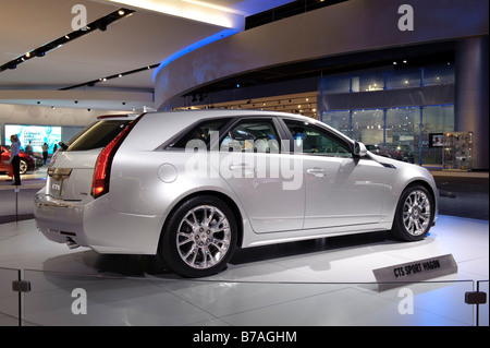 2010 Cadillac CTS Sport Wagon at the North American International Auto Show in Detroit Michigan USA Stock Photo
