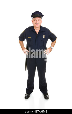 stock photo police officer full body