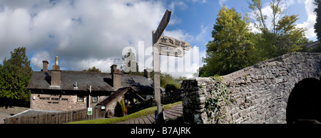 monmouthshire and brecon canal brecon beacons national park powys wales uk Stock Photo
