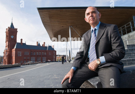 Nick Bourne AM Conservative Assembly Member for Mid and West Wales in the National Assembly for Wales Stock Photo