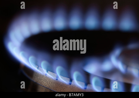 Gas flame Stock Photo