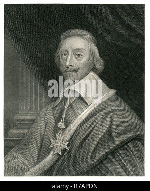Armand Jean du Plessis de Richelieu, Cardinal-Duc de Richelieu (9 September 1585 – 4 December 1642), was a French clergyman, Stock Photo