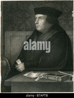 Thomas Cromwell, 1st Earl of Essex (c. 1485 – 28 July 1540) was an English statesman who served as King Henry VIII's chief minis Stock Photo