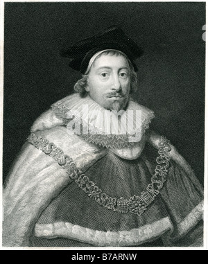 Sir Edward Coke (pronounced 'Cook') (1 February 1552–3 September 1634), was a seventeenth-century English jurist and Member of P Stock Photo