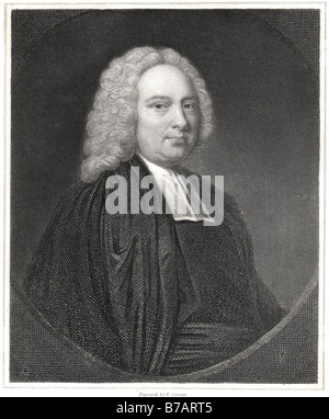 James Bradley (March 1693 – July 13, 1762) was an English astronomer, Astronomer Royal from 1742. He is best known for discoveri Stock Photo