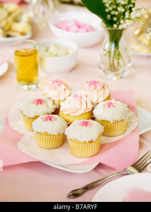 Festive Table with Cupcakes
