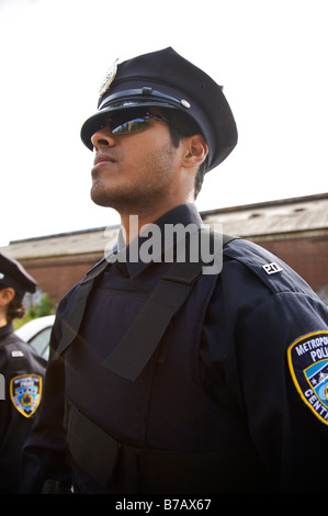 Portrait of Police Officers Stock Photo