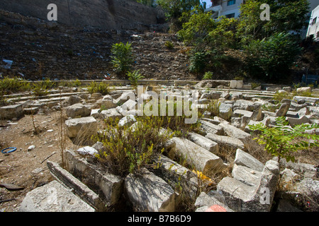 Roman Theatre in the Old City of Nablus West Bank Palestinian Territories Stock Photo