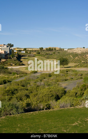 'Par 5' '4th Hole' Valle Del Este Golf Course Resort Vera Almeria Spain Spanish Golf Courses Stock Photo