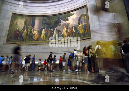 National Archives Building, Washington D.C., USA Stock Photo