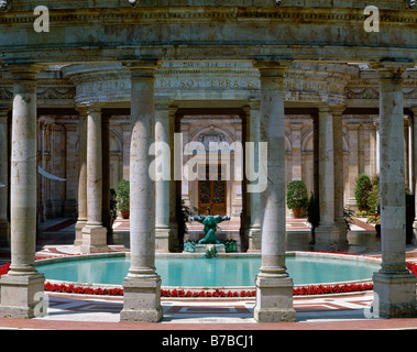 Montecatini Terme, Tuscany, Italy. Exterior of the 'Tettuccio' spa (Terme Tettuccio) Stock Photo