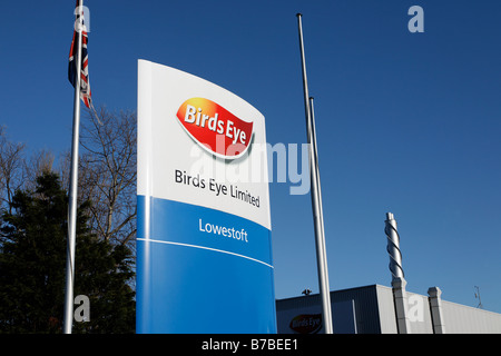 Birds Eye food factory Lowestoft Suffolk England Stock Photo