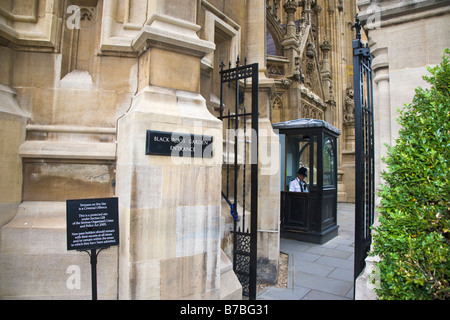 Black Rod s Garden Entrance Houses of Palriament London England Stock Photo