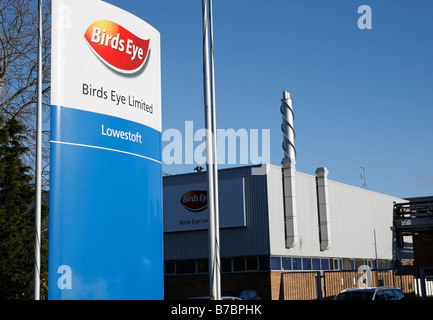 Birds Eye food factory Lowestoft Suffolk England Stock Photo