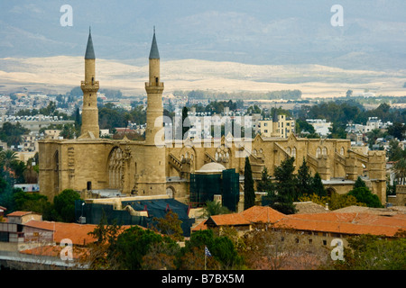 Selimiye Mosque formerly St Sophia Cathedral in Nicosia Cyprus Stock Photo