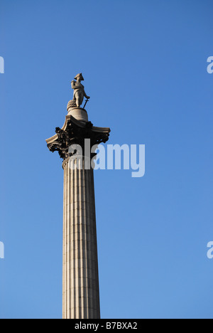 Nelson's column, London, England Stock Photo