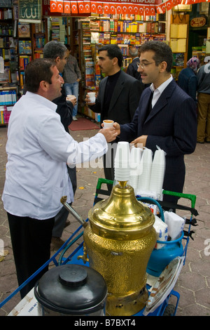 Salep Served at the Sahaflar Carsisi or the Book Market in Istanbul Turkey Stock Photo