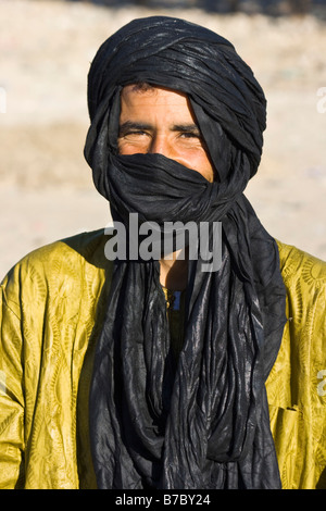 Young Tuareg Man in Timbuktu Mali Stock Photo