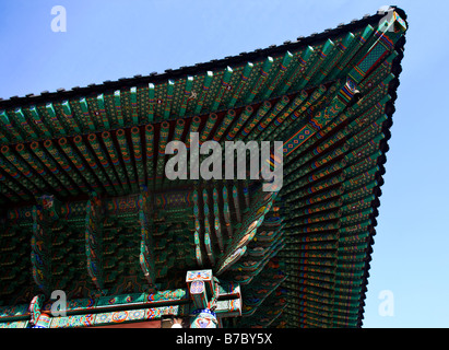 Hall of the Great Hero, Jogyesa Temple, Seoul, South Korea Stock Photo