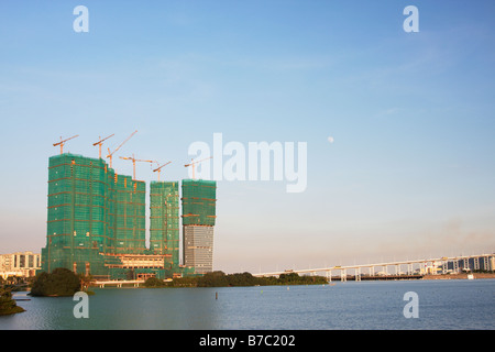 Newly Constructed Buildings, Macau Stock Photo