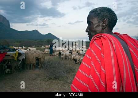 Samburu Circumcision Ritual Stock Photo