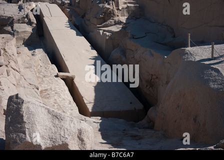 The Unfinished Obelisk Aswan Egypt Stock Photo