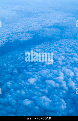 Clouds As Seen From Above Aerial View Stock Photo