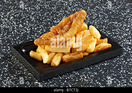 fish and chips red gournod Stock Photo