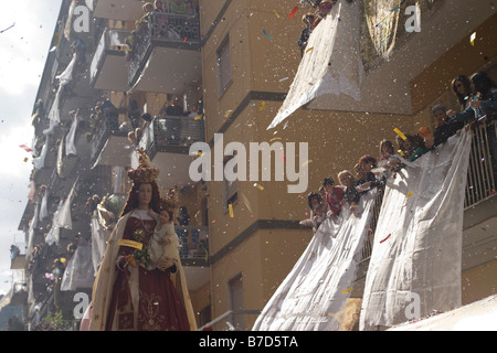 Celebration for Madonna delle Galline feast, Pagani, Campania, Italy Stock Photo