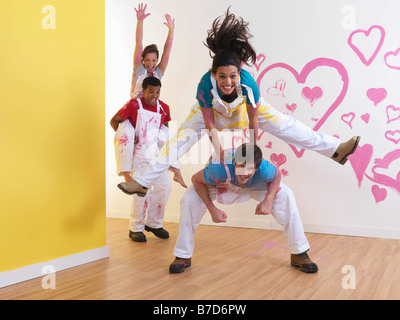 Couples having fun. Stock Photo