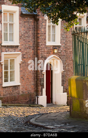 The old rectory on st Marys Hill in the historical roman city of Chester Stock Photo