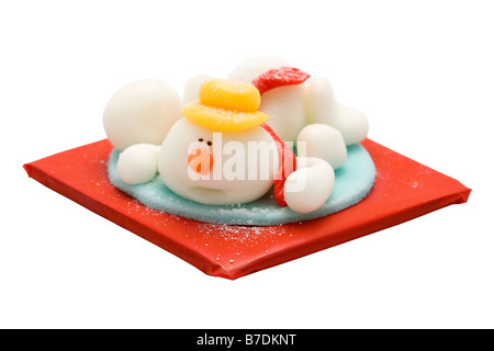 sugary figure toy decoration sugar chocolate little small pieces dessert caramel flavor favourite enjoy ornamentation decoration Stock Photo